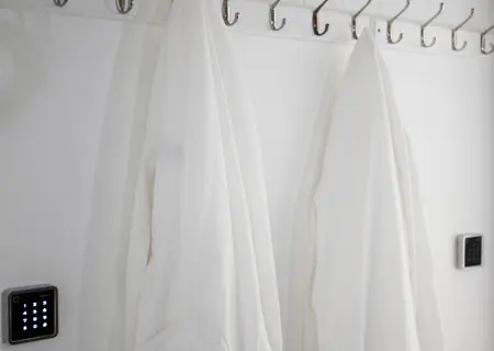 Lab coat laundry